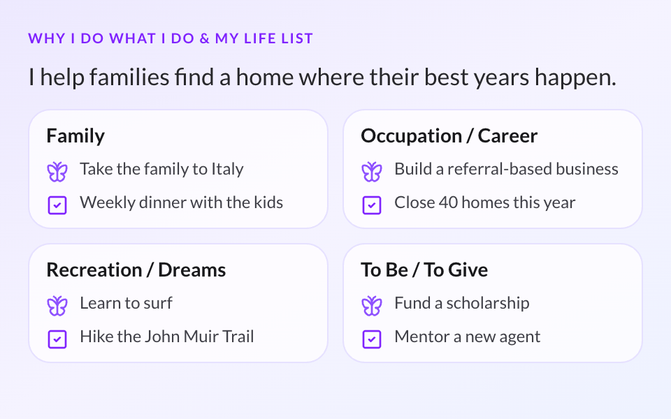 My Life List preview