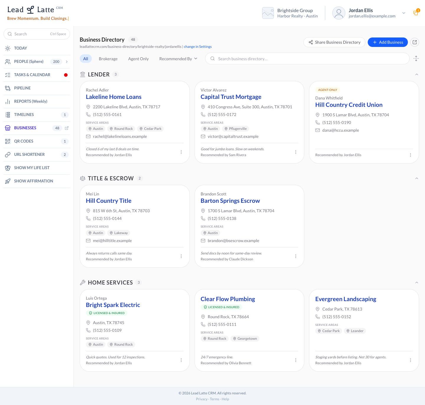 Business directory